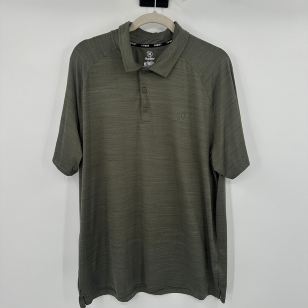 Hurley Men's Olive Green Performance Polo Shirt